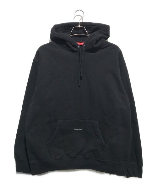 SUPREME（シュプリーム）Supreme (シュプリーム) Micro Logo Hooded Sweatshirt ブラック サイズ:ＸＬの古着・服飾アイテム