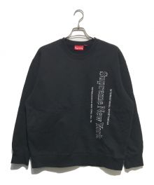 SUPREME（シュプリーム）の古着「Side Logo Crewneck/サイドロゴクルーネック」｜ブラック