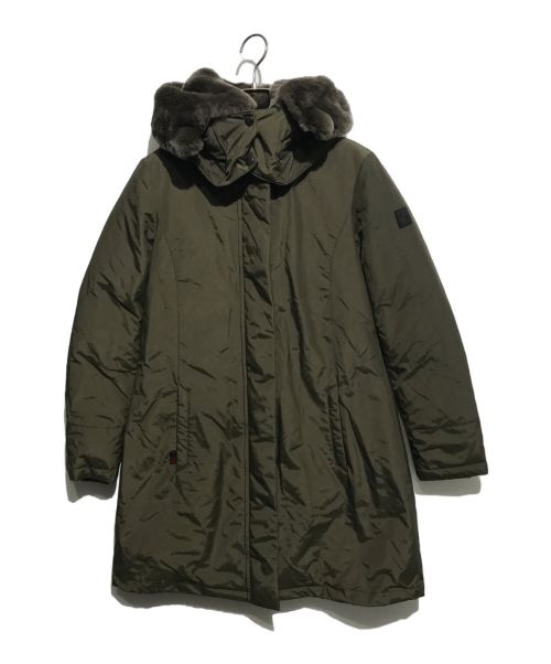 WOOLRICH（ウールリッチ）WOOLRICH (ウールリッチ) BOW BRIDGE COAT グリーン サイズ:XSの古着・服飾アイテム