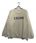 CELINEセリーヌ）の古着「オーバーサイズウールニット」｜ホワイト