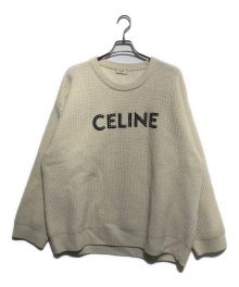 CELINE（セリーヌ）の古着「オーバーサイズウールニット」｜ホワイト