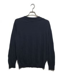 PRADA（プラダ）の古着「WOOL SWEATER」｜ネイビー