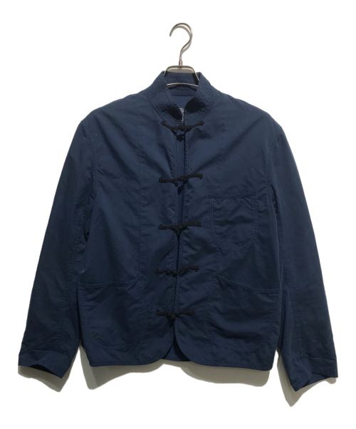 Porter Classic（ポータークラシック）Porter Classic (ポータークラシック) WEATHER CHINESE JACKET インディゴ サイズ:XLの古着・服飾アイテム