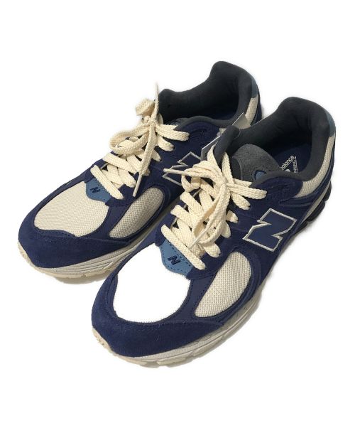 NEW BALANCE（ニューバランス）NEW BALANCE (ニューバランス) ローカットスニーカー ブルー×ホワイト サイズ:26cm 未使用品の古着・服飾アイテム