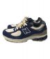 NEW BALANCE (ニューバランス) ローカットスニーカー ブルー×ホワイト サイズ:26cm 未使用品：12000円