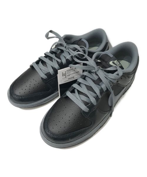 NIKE（ナイキ）NIKE (ナイキ) DUNK LOW RETRO QS OFF NOIR/COOL GREY-BLACK-JADE HORIZON ブラック×グレー サイズ:26cm 未使用品の古着・服飾アイテム