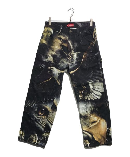 SUPREME（シュプリーム）SUPREME (シュプリーム) Eagle Double Knee Denim Painter Pant マルチカラー サイズ:30の古着・服飾アイテム