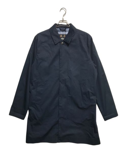 Barbour（バブアー）Barbour (バブアー) Rokig ウォータープルーフ ライトウェイト ステンカラーコート ネイビー サイズ:Lの古着・服飾アイテム