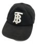 BURBERRY LONDON（バーバリーロンドン）の古着「Monogram Motif Cotton Jersey Baseball Cap」｜ブラック