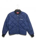 SUPREMEシュプリーム）の古着「Quit Your Job Quilted Work Jacket」｜ネイビー