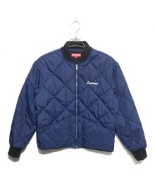 SUPREME（シュプリーム）の古着「Quit Your Job Quilted Work Jacket」｜ネイビー