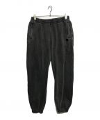 THE BLACK EYE PATCHブラックアイパッチ）の古着「SMALL OG LABEL PIGMENT DYDED SWEAT PANTS」｜グレー