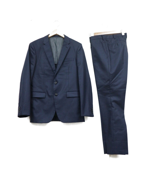 ファッションウール＆シルクタケオ キクチ スーツセットアップ フリー 紺 977