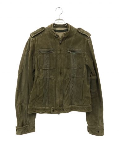 中古・古着通販】DIESEL (ディーゼル) レザージャケット ブラウン