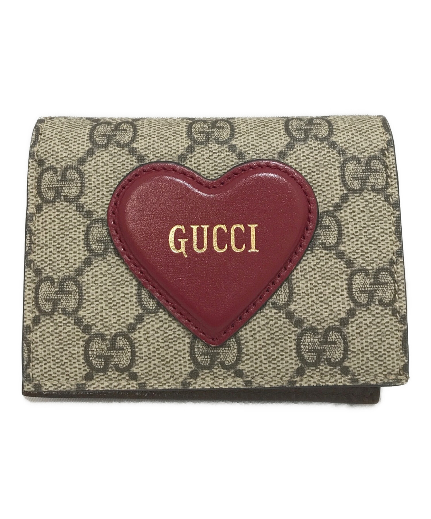 中古・古着通販】GUCCI (グッチ) ハートモチーフミニウォレット