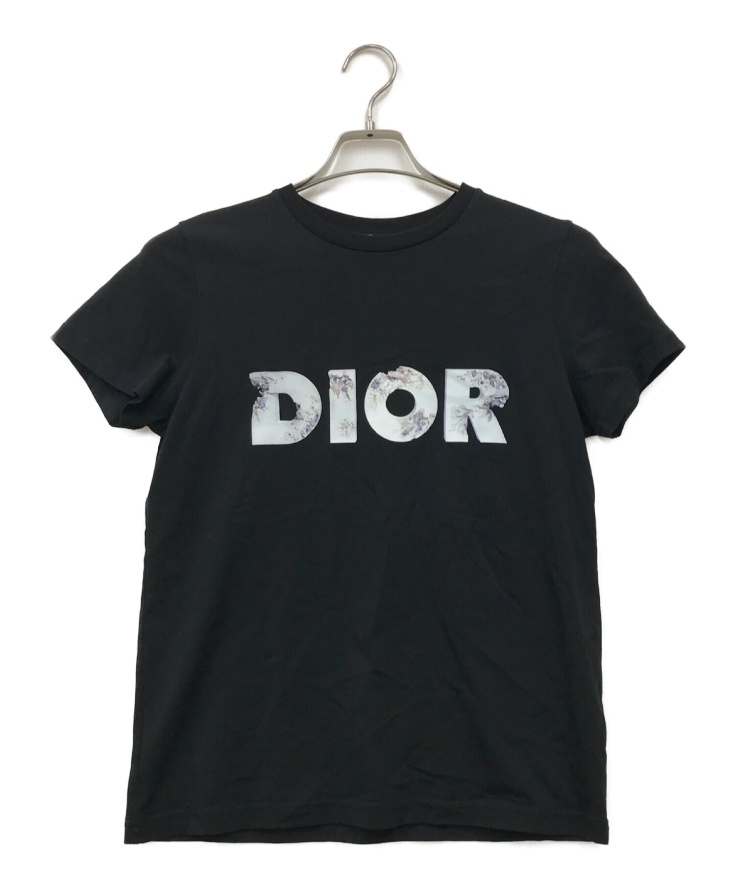 中古・古着通販】Dior (ディオール) アーシャムロゴTシャツ ブラック