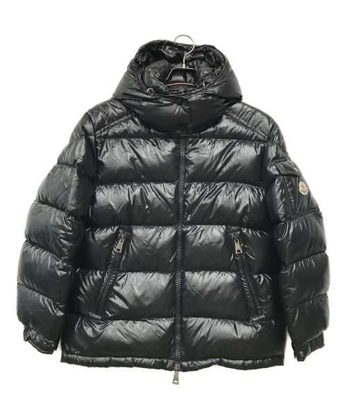 MONCLER（モンクレール）MONCLER (モンクレール) フーデッド ダウンジャケット ブラック サイズ:2の古着・服飾アイテム