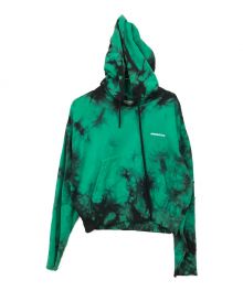 OFFWHITE（オフホワイト）の古着「TIE DYE CONTOUR HOODIE」｜グリーン