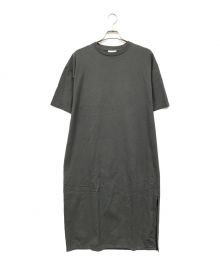 ATON（エイトン）の古着「Tシャツワンピース」｜グレー