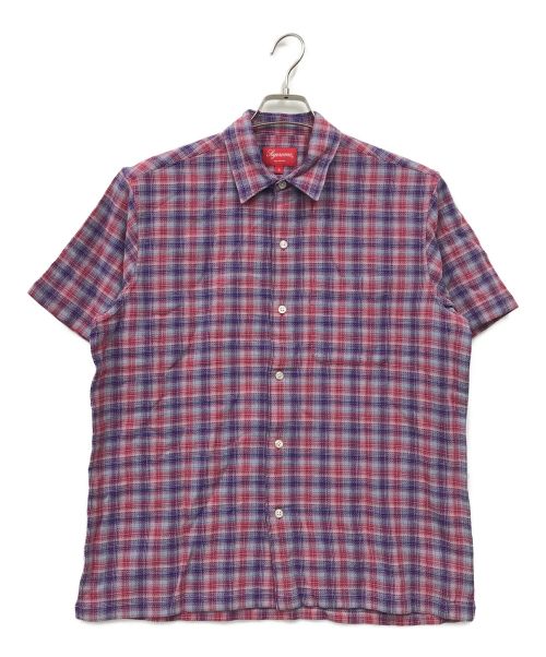 SUPREME（シュプリーム）SUPREME (シュプリーム) Plaid S/S Shirt（プレイド半袖シャツ） スカイブルー サイズ:Sの古着・服飾アイテム