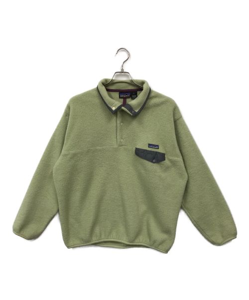 Patagonia SYNCHILLA（パタゴニア シンチラ）Patagonia SYNCHILLA (パタゴニア シンチラ) シンチラ スナップT 黄緑 サイズ:Lの古着・服飾アイテム