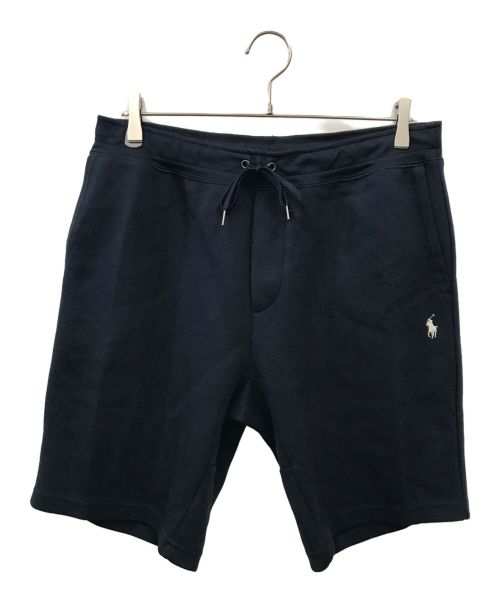 POLO RALPH LAUREN（ポロ・ラルフローレン）POLO RALPH LAUREN (ポロ・ラルフローレン) スウェットハーフパンツ ネイビー サイズ:M・175/84Aの古着・服飾アイテム