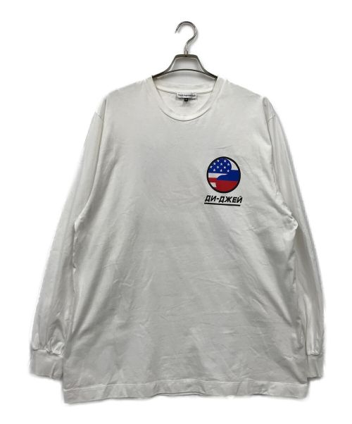 Gosha Rubchinskiy（ゴーシャラブチンスキー）Gosha Rubchinskiy (ゴーシャラブチンスキー) DJ Oversize LS T-Shirt（DJ オーバーサイズ LS Tシャツ） ホワイト サイズ:Mの古着・服飾アイテム