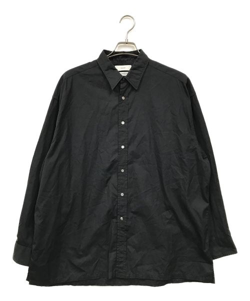 Graphpaper（グラフペーパー）Graphpaper (グラフペーパー) Thomas Mason LS Shirt（トーマス メイソン） ブラック サイズ:Fの古着・服飾アイテム