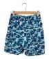 A BATHING APE (アベイシングエイプ) ABC CAMO BEACH SHORTS ブルー サイズ:S：11800円