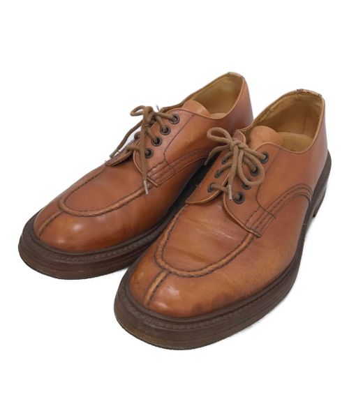 Tricker's（トリッカーズ）Tricker's (トリッカーズ) SHIPS (シップス) 別注Uチップレザーシューズ ブラウン サイズ:8.5の古着・服飾アイテム