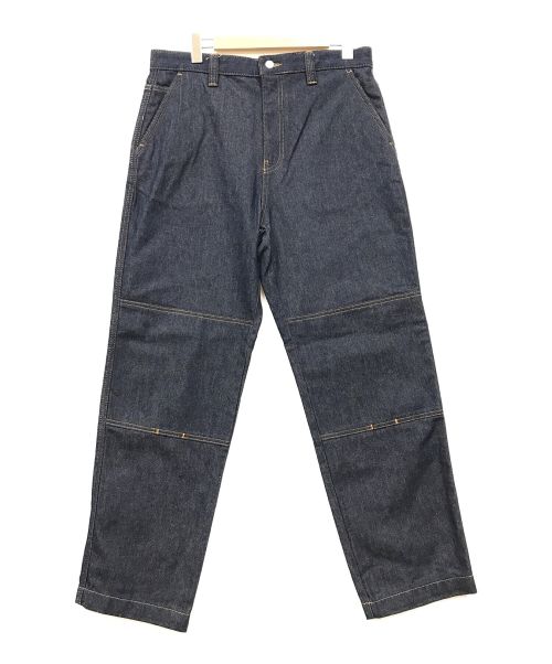 stussy（ステューシー）stussy (ステューシー) Denim Double Knee Pant（デニム ダブルニーパンツ） インディゴ サイズ:W32の古着・服飾アイテム