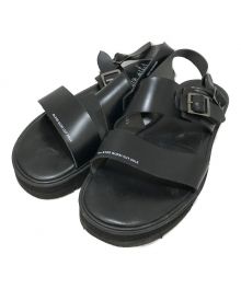 foot the coacher（フットザコーチャー）の古着「S.S.BELT SANDALS（ベルトサンダル）」｜ブラック