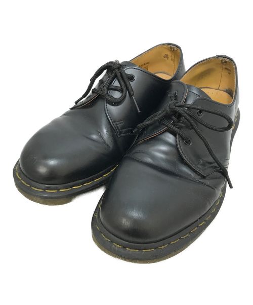 Dr.Martens（ドクターマーチン）Dr.Martens (ドクターマーチン) 3ホールレザーシューズ ブラック サイズ:UK8の古着・服飾アイテム