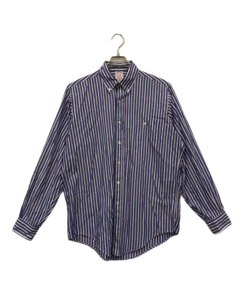 BROOKS BROTHERS（ブルックスブラザーズ）BROOKS BROTHERS (ブルックスブラザーズ) ストライプシャツ ブルー サイズ:15 1/2 - 4の古着・服飾アイテム