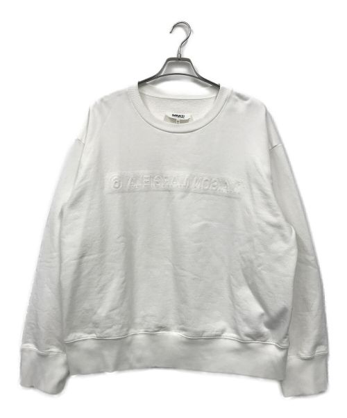 MM6 Maison Margiela（エムエムシックス メゾンマルジェラ）MM6 Maison Margiela (エムエムシックス メゾンマルジェラ) スウェット ホワイト サイズ:Sの古着・服飾アイテム