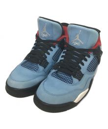 NIKE（ナイキ）の古着「TRAVIS SCOTT X AIR JORDAN 4 RETRO 'CACTUS JACK'（トラヴィス・スコット × ナイキ エアジョーダン4 レトロ カクタスジャック ）」｜スカイブルー