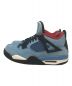 NIKE (ナイキ) TRAVIS SCOTT X AIR JORDAN 4 RETRO 'CACTUS JACK'（トラヴィス・スコット × ナイキ エアジョーダン4 レトロ カクタスジャック ） スカイブルー サイズ:US9.5：56000円