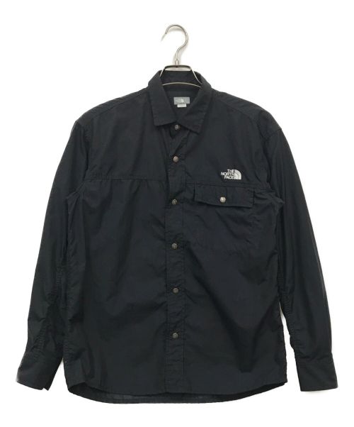 THE NORTH FACE（ザ ノース フェイス）THE NORTH FACE (ザ ノース フェイス) L/S NUPTSE SHIRT ブラック サイズ:Sの古着・服飾アイテム