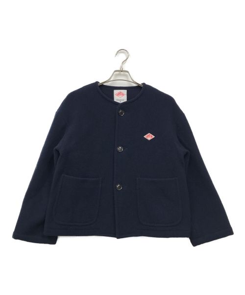 DANTON（ダントン）DANTON (ダントン) ウールモッサノーカラージャケット ネイビー サイズ:36の古着・服飾アイテム