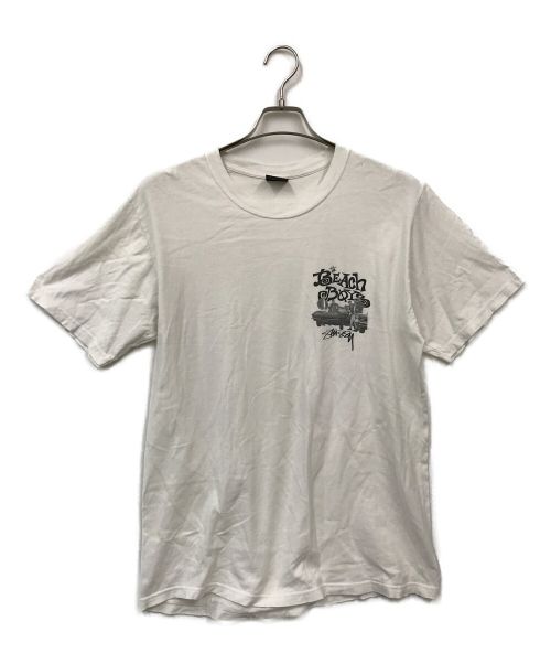 stussy（ステューシー）stussy (ステューシー) The Beach Boys Tee ホワイト サイズ:Mの古着・服飾アイテム