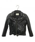 beautiful peopleビューティフルピープル）の古着「vintage leather riders jacket（ビンテージレザーライダースジャケット）」｜ブラック
