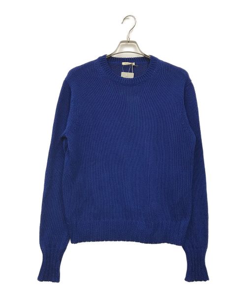 HEUGN（ユーゲン）HEUGN (ユーゲン) KNITWEAR008（ニットウェアー 008） ブルー サイズ:3 未使用品の古着・服飾アイテム