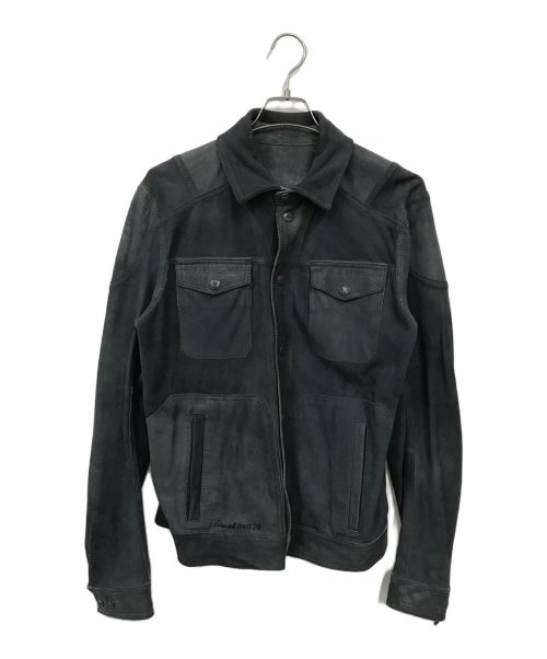 DIESEL（ディーゼル）DIESEL (ディーゼル) レザージャケット グリーン サイズ:Mの古着・服飾アイテム