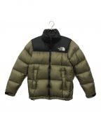 THE NORTH FACEザ ノース フェイス）の古着「NUPTSE LIGHT JACKET（ヌプシジャケット）」｜グリーン×ブラック