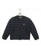 DANTONダントン）の古着「INNER DOWN CREWNECK JACKET(インナーダウンクルーネックジャケット）」｜ブラック