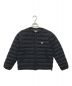 DANTON（ダントン）の古着「INNER DOWN CREWNECK JACKET(インナーダウンクルーネックジャケット）」｜ブラック