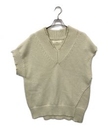 TODAYFUL（トゥデイフル）の古着「Damage Knit Vest（ダメージニットベスト）」｜ホワイト