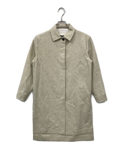 JIL SANDER+（ジルサンダープラス）JIL SANDER+ (ジルサンダープラス) ステンカラーコート ベージュ サイズ:32の古着・服飾アイテム