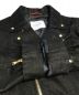 中古・古着 LOVELESS (ラブレス) GOLD DENIM RIDERS JKT(ゴールドデニムライダースジャケット) ブラック サイズ:1：6000円