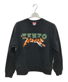 KENZO（ケンゾー）の古着「'KENZO PIXEL' スウェット」｜ブラック